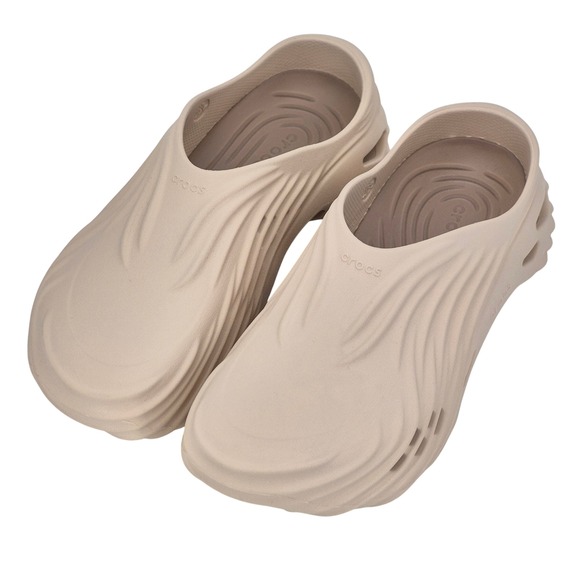 Crocs Echo Wave Clogs Beige Almond Tint Adult Men\'s Size 11 Sandals Shoes NEW main image 4